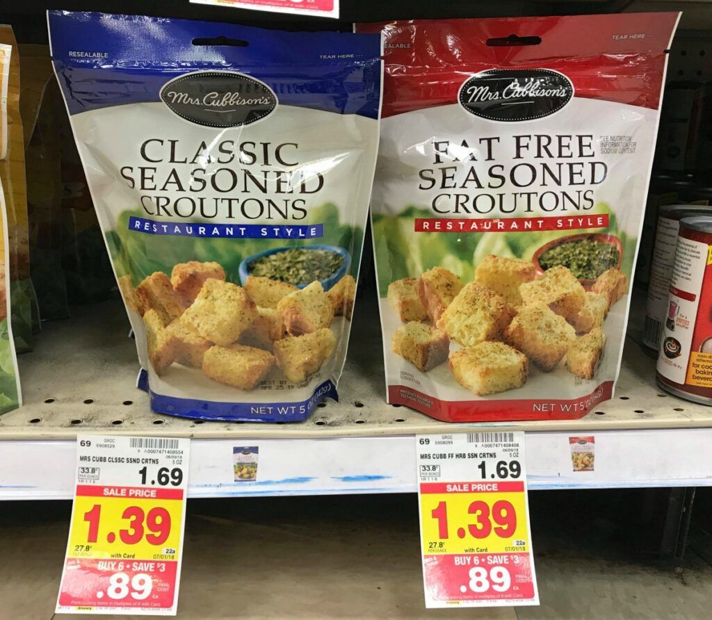 Mrs Cubbison S Croutons As Low As 0 14 With Kroger Mega Event