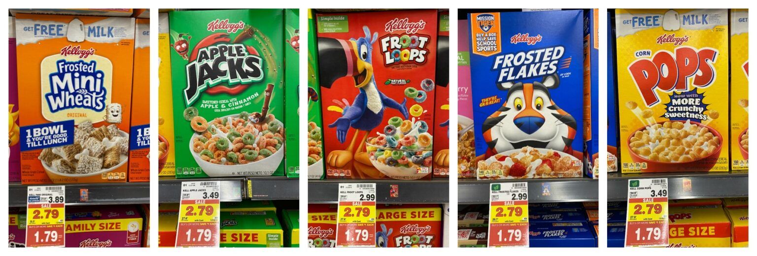 Kellogg S Cereals Are As Low As 0 49 At Kroger During Mega Event