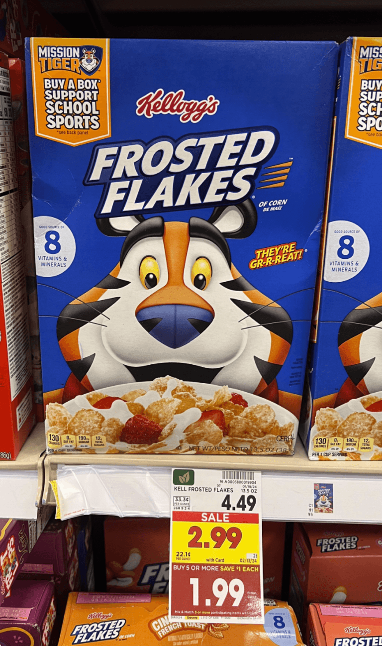 Kellogg S Cereal As Low As 1 64 With Kroger Mega Event Kroger Krazy