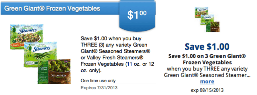 green giant coupons