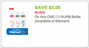 NUK bottle coupon