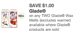 Glade Wax Melts coupon