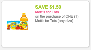 Mott's Juice coupon