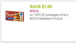 Boca Burgers coupon