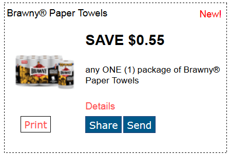 Brawny Paper Towels Kroger