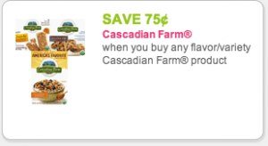 Cascadian Farm coupon