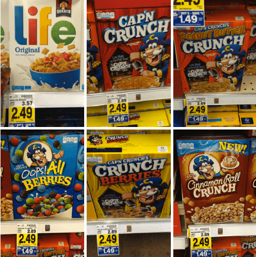 kroger mega event cereal