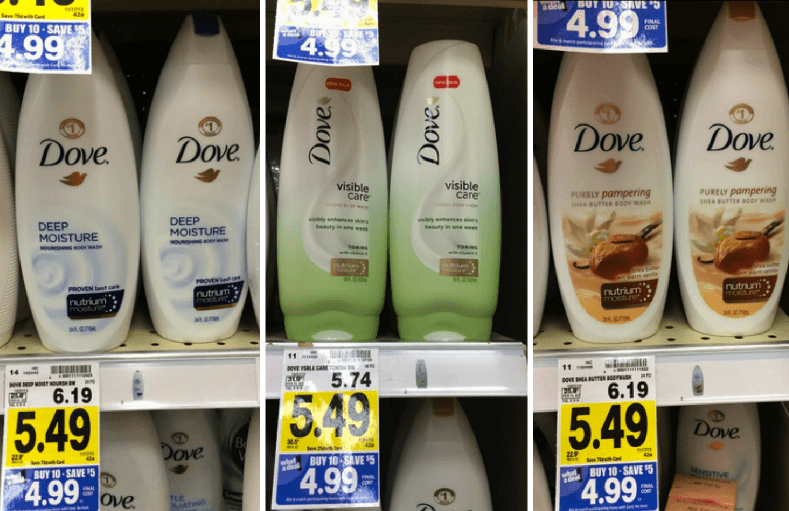 dove body wash 