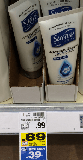 suave lotion