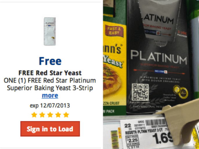 free red star yeast