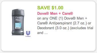 Dove Men+Care Coupon