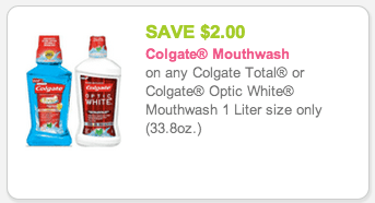 Colgate Mouthwash Coupon