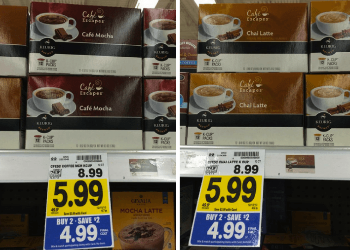 Cafe Escapes K-Cups kroger