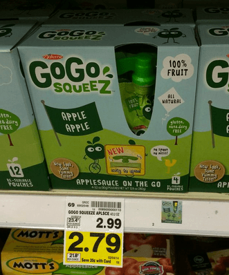 GoGo Squeez Applesauce Coupons