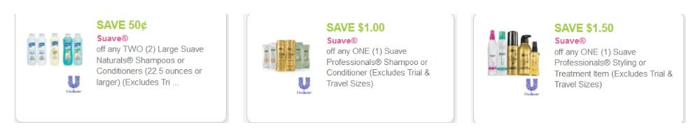 Suave Hair Care Coupons