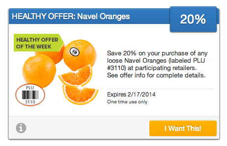 Navel Oranges Coupon