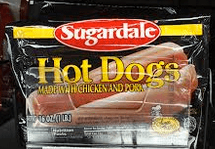 Sugardale Hot Dogs Kroger