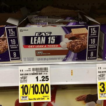 FREE EAS Bars at Kroger