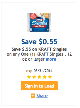 Kraft Singles Coupon