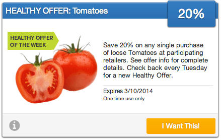 Tomatoes Coupon