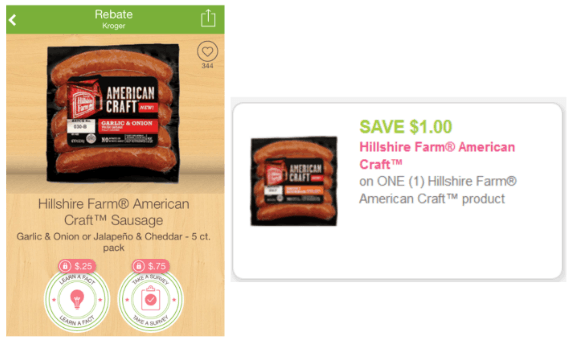 Hillshire Farm American Craft coupons