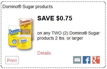 Domino Sugar Coupon