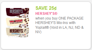 Hershey Mix-ins coupons