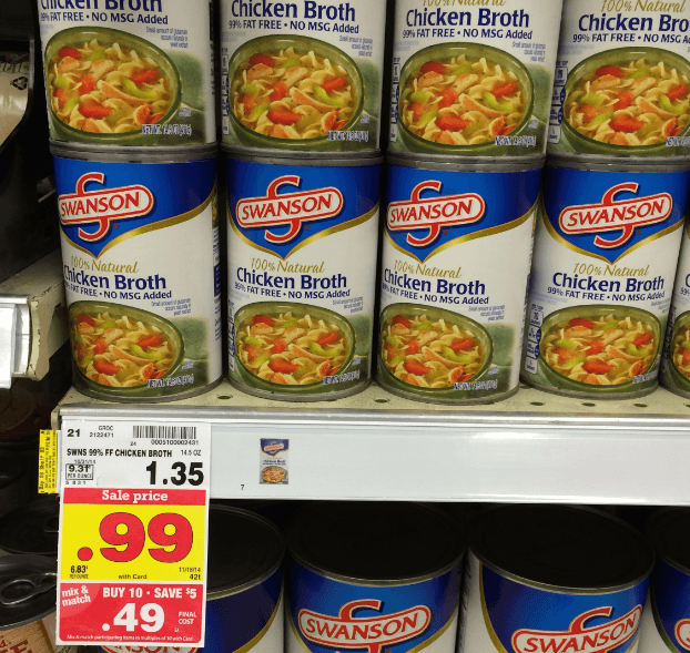 Swanson Broth as low as $0.36 for Kroger Mega Sale! - Kroger Krazy