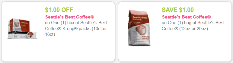 Seattle's Best Coffee Coupons