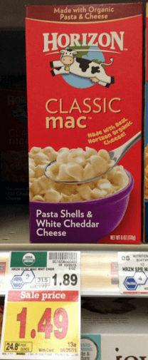 Horizon Mac & Cheese Kroger