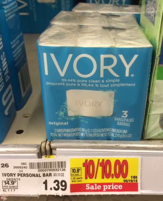 New Ivory Coupon Bar Soap For 025 Each Kroger Krazy