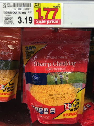 Kroger brand Cheese is ONLY $1.47! Stock up!! - Kroger Krazy