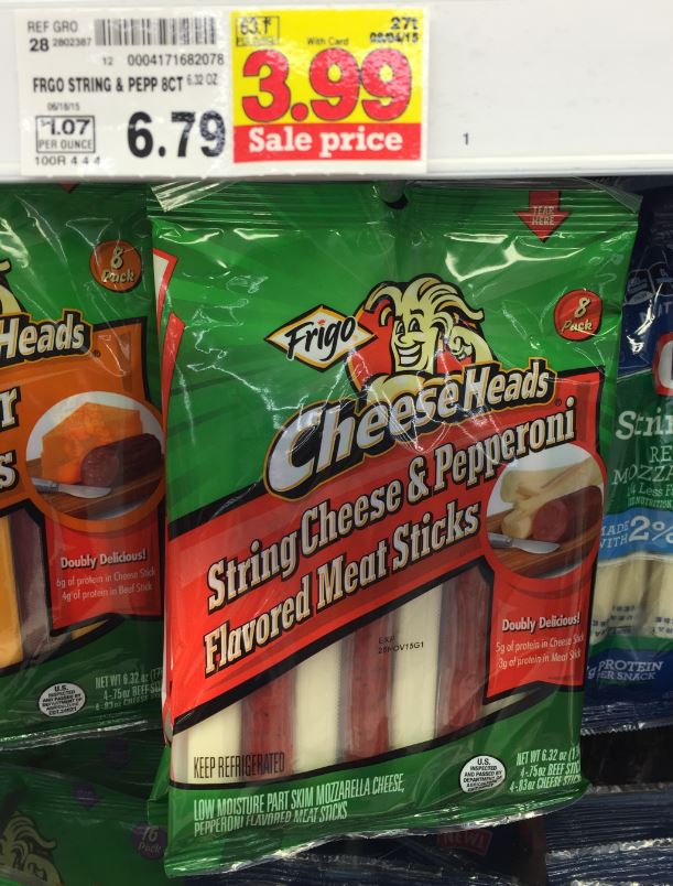 Frigo Cheese Heads Meat & Cheese Snacks Only $3.44 at Kroger (Reg $6.79 ...