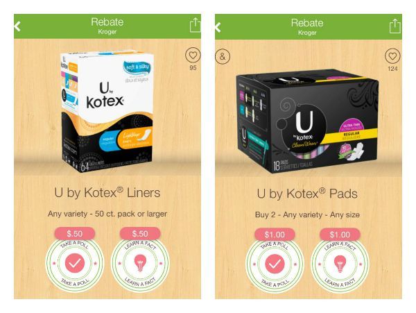 u by kotex ibotta