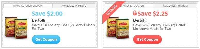 bertolli coupons