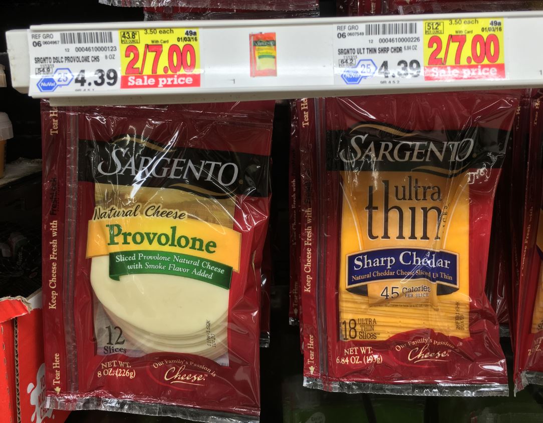 Sargento Sliced Cheese as low as $2.95 at Kroger (Reg $4.39)!! - Kroger ...