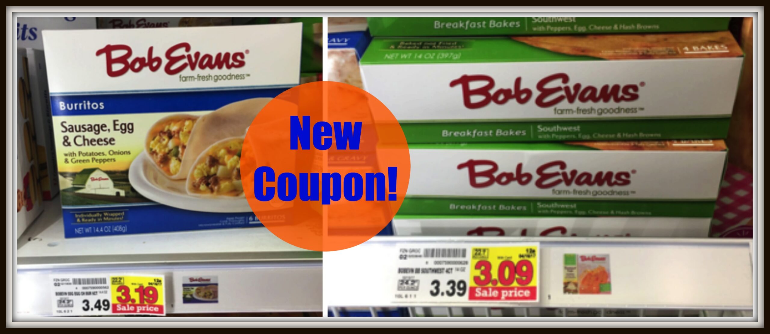 GRAB THIS NEW Bob Evans Frozen Coupon = GREAT Breakfast Deals at Kroger