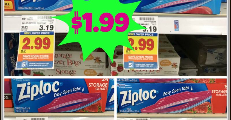 Ziploc Slider Bags As Low As $1.99 At Kroger - iHeartKroger