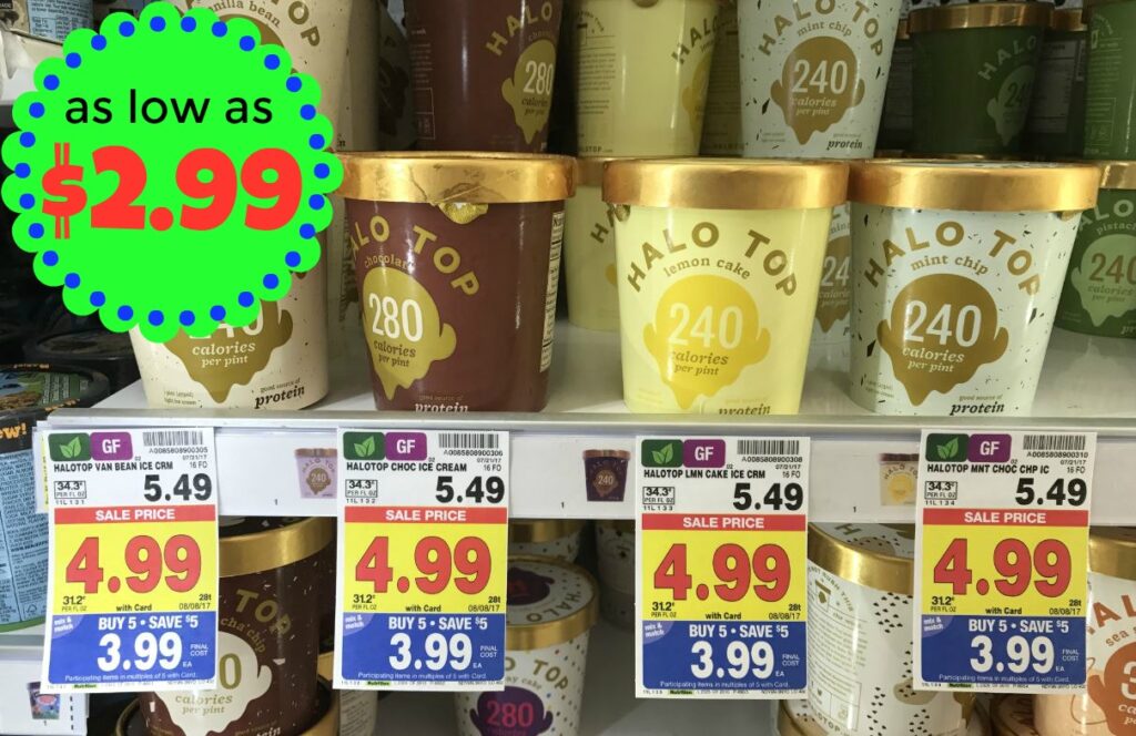 NEW Halo Top Coupon Ice Cream as low as 2.99 with Kroger Mega Event
