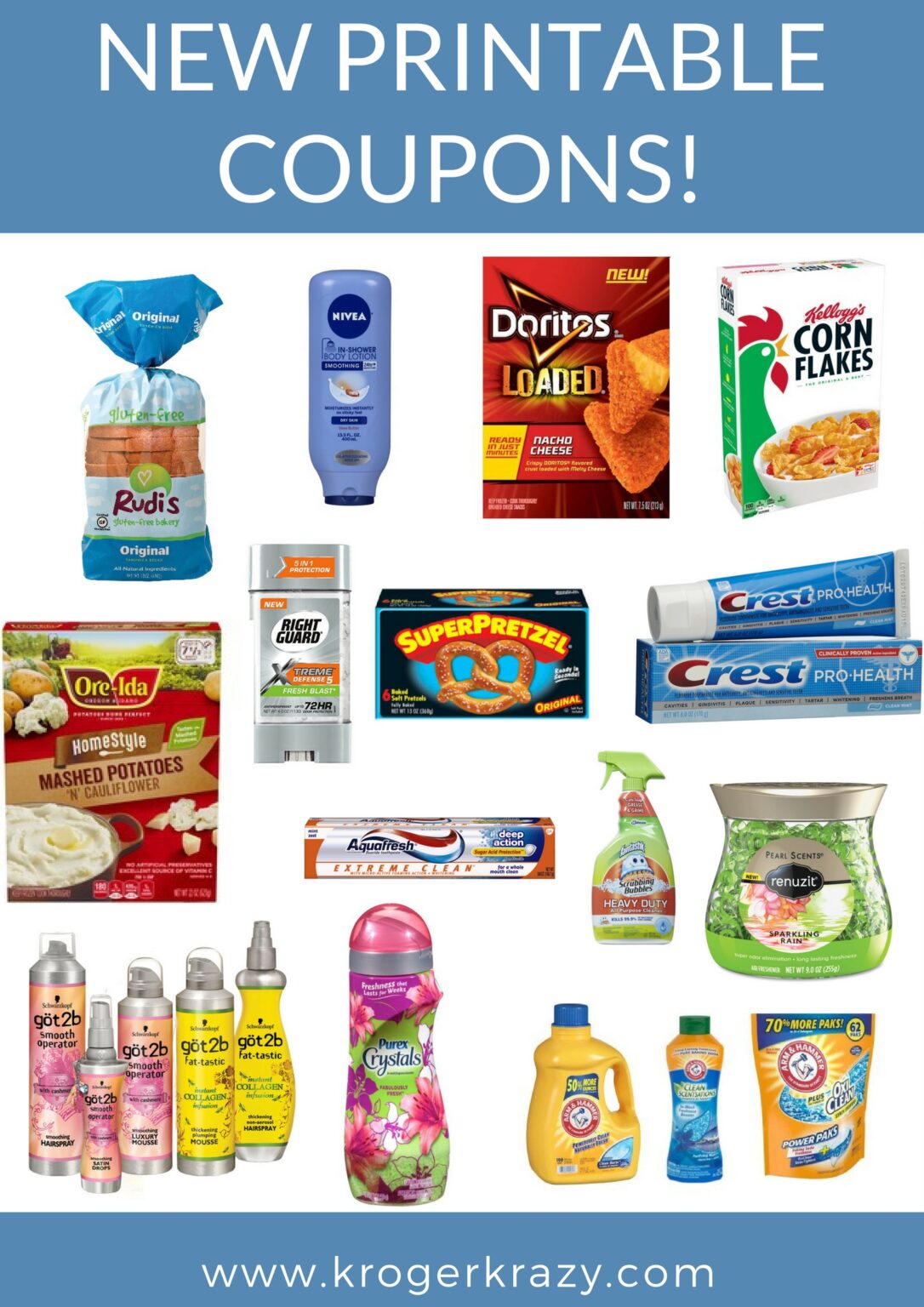 NEW Printable Coupons! Arm & Hammer, Crest, Colgate, Sargento & MUCH