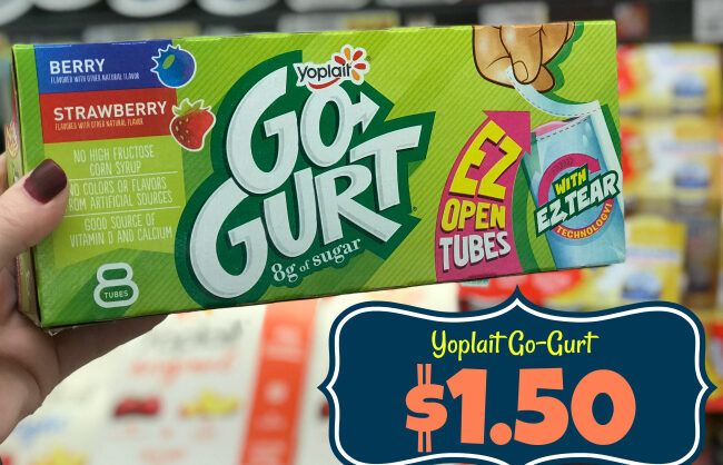 Yoplait Go-Gurt (8 pk) ONLY $1.50 at Kroger!! - Kroger Krazy