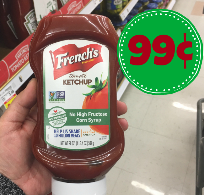 French’s Ketchup (20 oz) as low as $0.99 at Kroger!! | Kroger Krazy