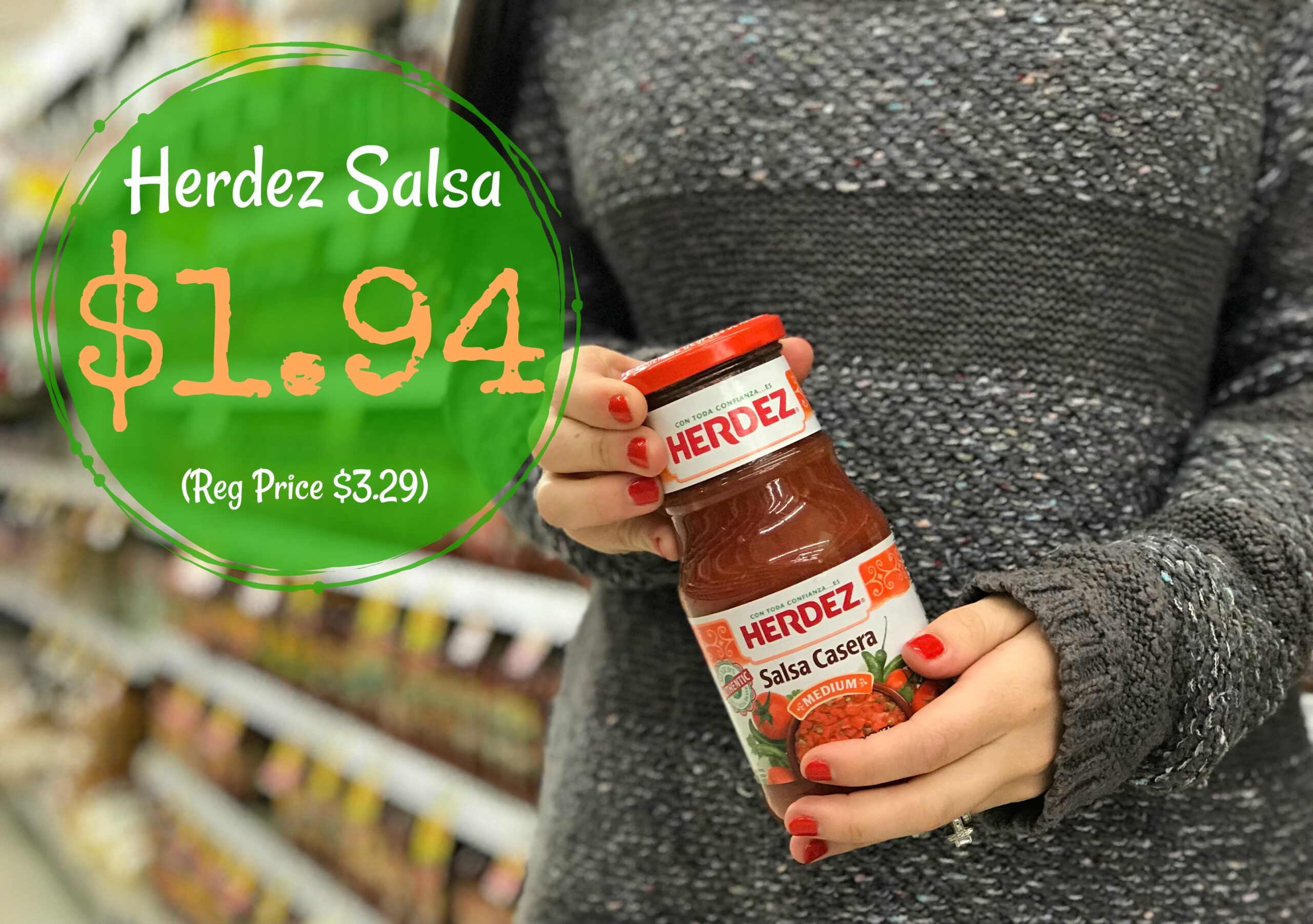 Herdez Salsa JUST 1.94 at Kroger During Kroger Mega Event! Kroger Krazy