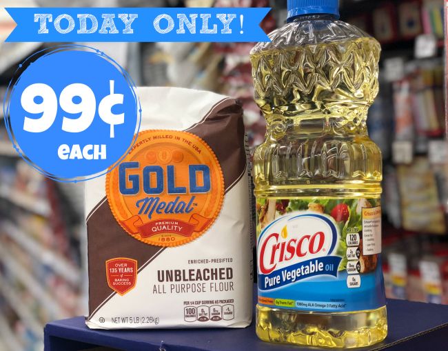 Today ONLY | Gold Medal Flour AND Crisco Oil ONLY $0.99 at Kroger! - Kroger Krazy