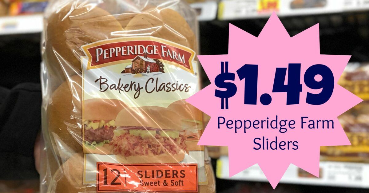 Pepperidge Farm Slider Buns Only 1 49 With Kroger Mega Event Kroger Krazy