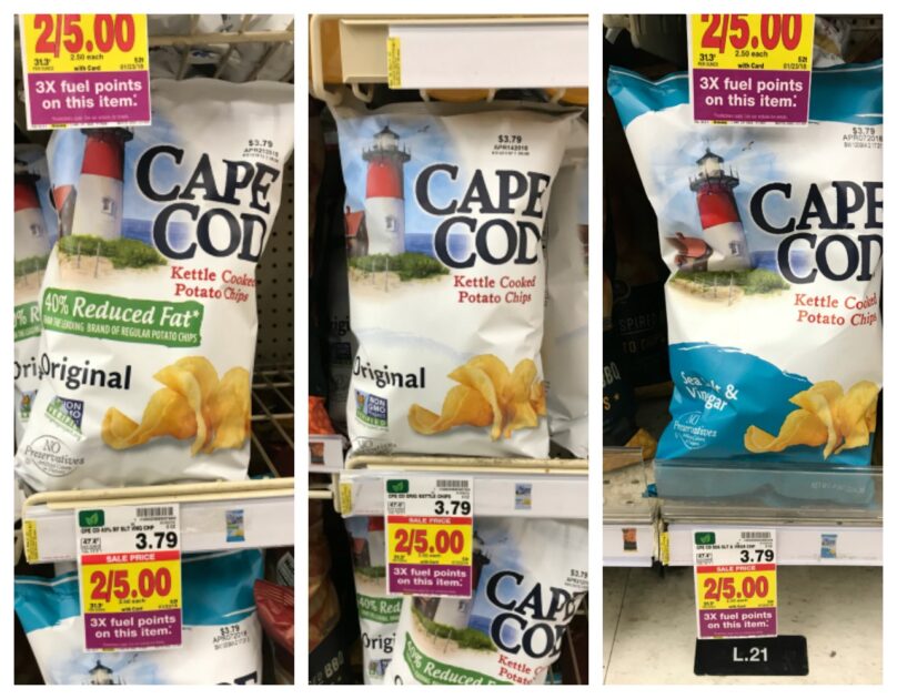NEW Cape Cod Coupon = Potato Chips for 2.00 at Kroger + Earn 3x Fuel