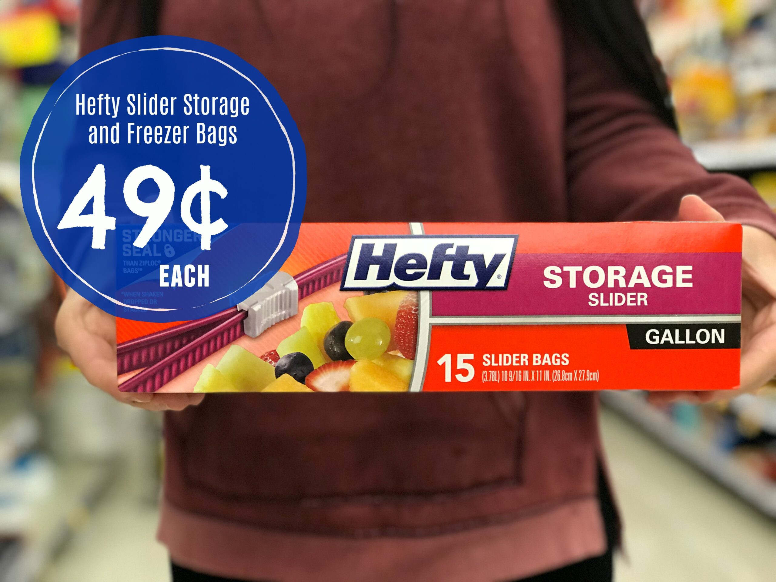 Hefty Storage and Freezer Bags ONLY $1.49 at Kroger (Reg $3.29)! - Kroger  Krazy