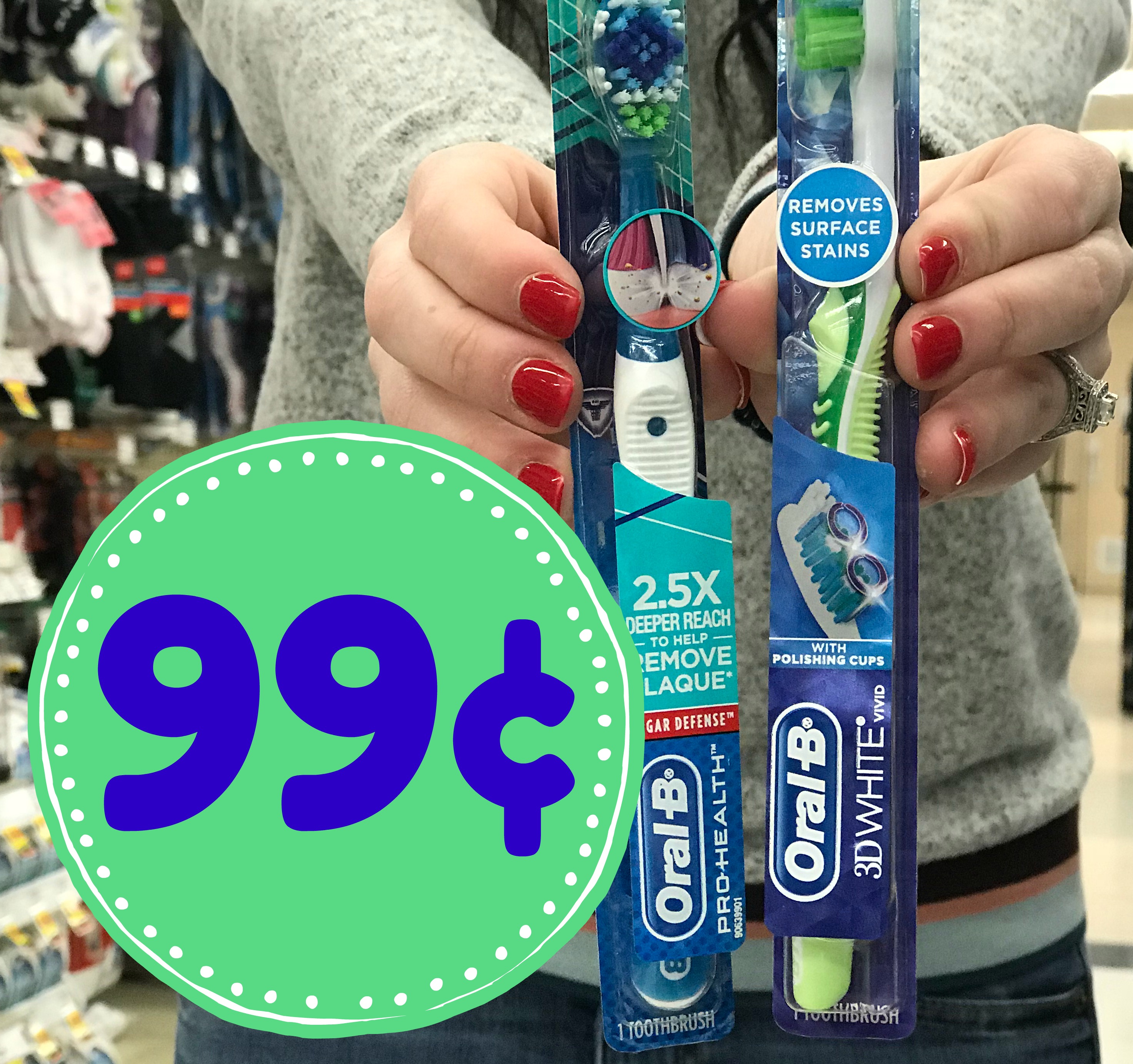 NEW OralB Toothbrush Coupon = items as low as 0.99 at Kroger