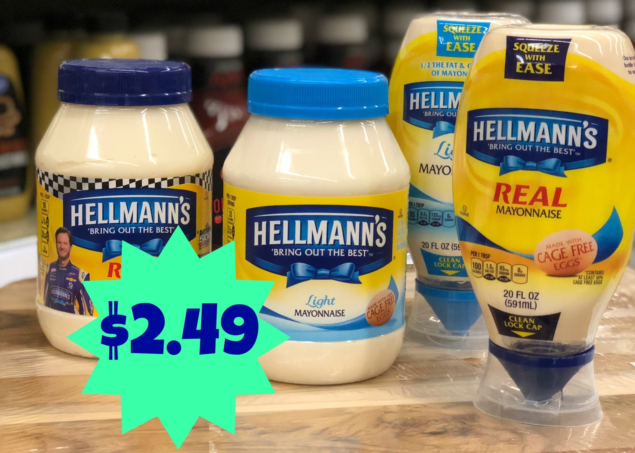 Hellmann's Mayonnaise (2030 oz) ONLY 2.49 at Kroger (Reg 3.994.29