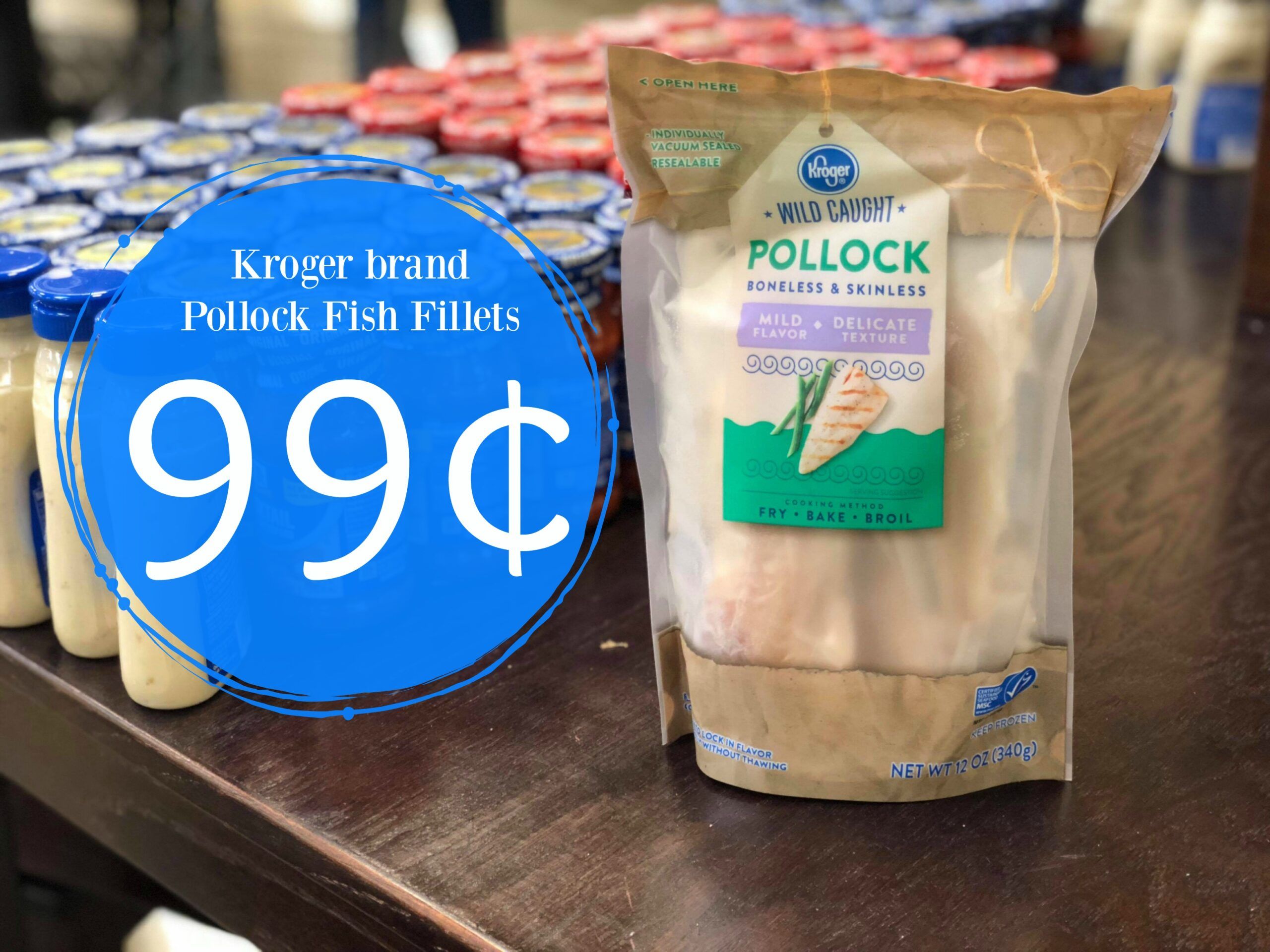 Kroger brand Wild Caught Pollock ONLY $0.99 at Kroger! - Kroger Krazy